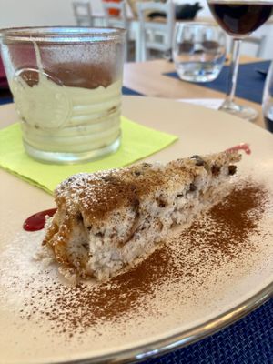 cake at Ristorante Peruggini in Vistarino