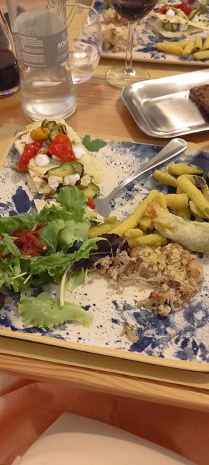 Antipasto misto at Ristorante Peruggini in Vistarino