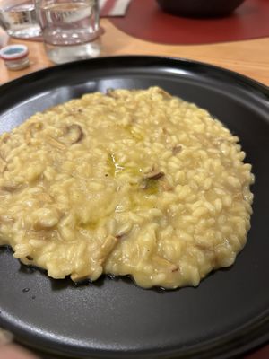 Risotto alla carbonara   at Ristorante Peruggini in Vistarino