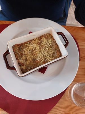 lasagna at Ristorante Peruggini in Vistarino