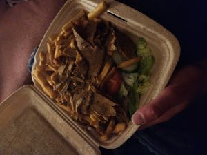 Kebab pommes at Pizzeria Amore in Malung