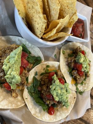 Lentil Tacos   at Vibe Gastropub in Fayetteville