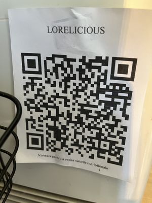 To check ingredients and cakes online  at Lorelicious in Bucharest