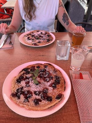 Veganer Blaubeerpfannkuchen  at Glüxxklee in Kalkar