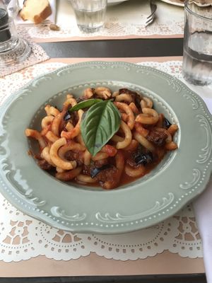 Maccheroni à la Norma  at Me Cumpari Turiddu in Catania
