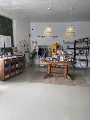 Store area  at Tricycle Pizza in Seaside