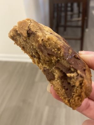 Vegan Pb chocolate chip cookie. Best vegan cookie I’ve had all year!  at Cafe Hey in Tampa