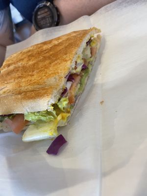 T’ank sandwich made vegan   at Cafe Hey in Tampa