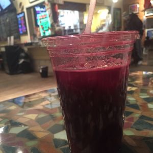 fresh juices at Downtown Central Perk in Davenport