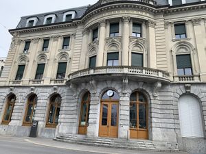Refurbished post and telegraph office building  at Più Zug in Zug