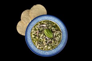 Aguachile Verde at Aguachiles Veg in Mexico City