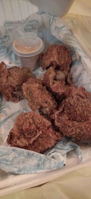 Calamardos (delivery). at Aguachiles Veg in Mexico City