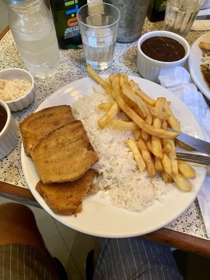 Berinjela a Milanesa Bistro (Fried aubergine)  at Zé Vegano in Rio De Janeiro