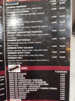  at Aita Sushi & Poke House in Bilbao