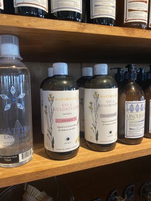 Vegan cleaning products  at Vischan's Bageri in Lidkoeping