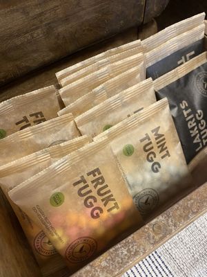 Vegan candy  at Vischan's Bageri in Lidkoeping