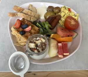 Weekend brunch platter!   at Plantan Kaffihús in Reykjavik