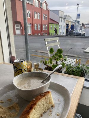   at Plantan Kaffihús in Reykjavik