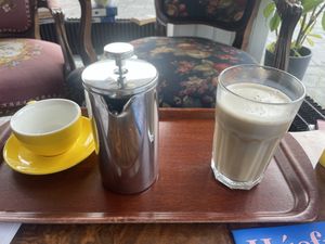 Gorgeous coffeee  at Plantan Kaffihús in Reykjavik