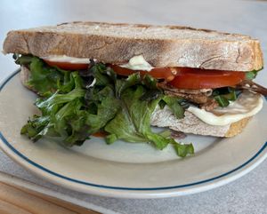 Tofu blt   at Plantan Kaffihús in Reykjavik