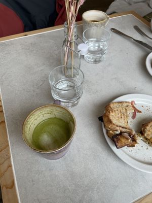 The matcha 🌱✨  at Plantan Kaffihús in Reykjavik