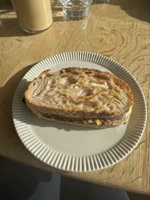 Tofu sandwich   at Plantan Kaffihús in Reykjavik