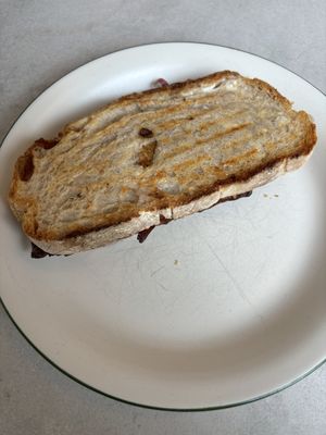 Tofu sandwich   at Plantan Kaffihús in Reykjavik