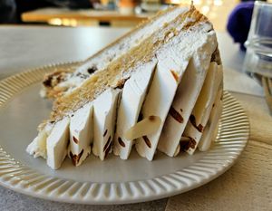 Apple-cinnamon-vanilla cake at Plantan Kaffihús in Reykjavik
