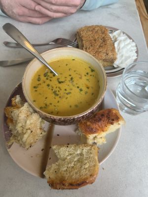 Had a tough time slowing down to get a photo..its that good!  at Plantan Kaffihús in Reykjavik