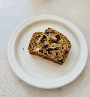 Banana bread   at Plantan Kaffihús in Reykjavik