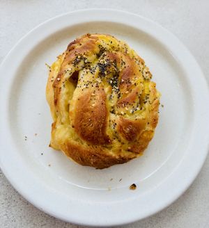 Cheese pastry  at Plantan Kaffihús in Reykjavik
