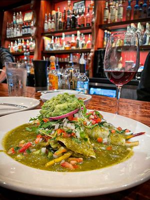 Vegan enchiladas at Elote Cafe in Sedona