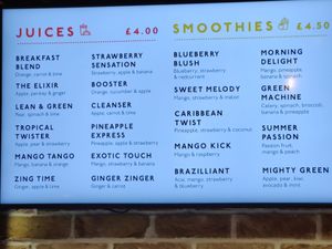 Drinks at Go Falafel - Charing Cross in London