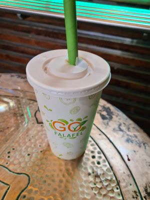 Pineapple Express smoothie at Go Falafel - Charing Cross in London