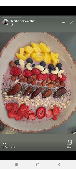 Smoothiebowl Berrie at Cafe Auersperg in Linz