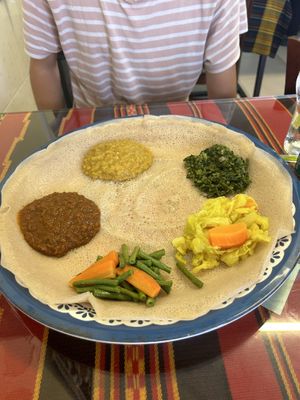   at Addis Ethiopian Restaurant in Phnom Penh