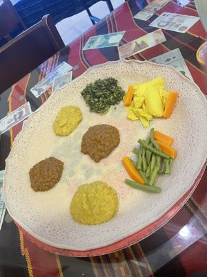   at Addis Ethiopian Restaurant in Phnom Penh