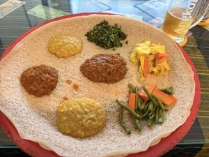   at Addis Ethiopian Restaurant in Phnom Penh