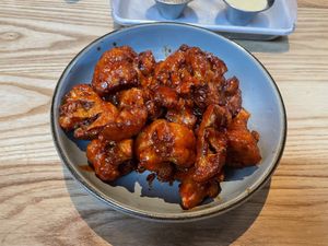 Korean BBQ Cauliflower Wings (Full)  at Big Grove Brewery in Des Moines