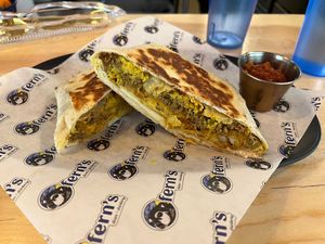 Ferns is now open for brunch!  This is the brunchwrap!  at Fern's Diner + Drinkery in Cascade