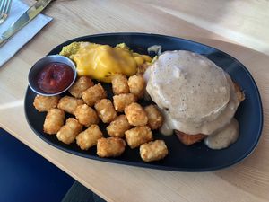 Country Fried Plate  at Fern's Diner + Drinkery in Cascade
