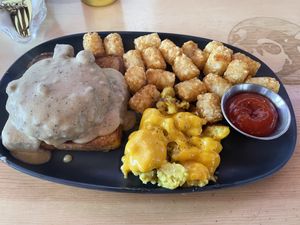 Country Fried Plate  at Fern's Diner + Drinkery in Cascade