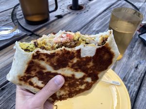 Brunchwrap  at Fern's Diner + Drinkery in Cascade