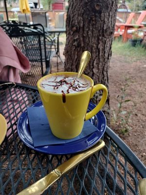 Hot chocolate at Fern's Diner + Drinkery in Cascade