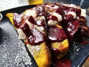 French toast at Fern's Diner + Drinkery in Cascade