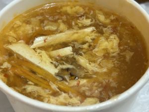 Hot & Sour Vegetable Soup  at Royal Garden in Berwick-upon-tweed