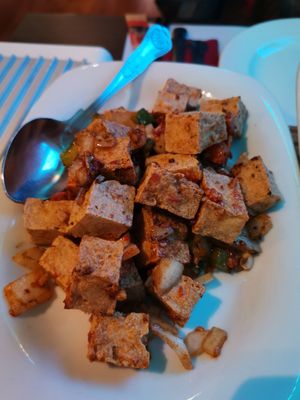 Salt chilli tofu at Royal Garden in Berwick-upon-tweed