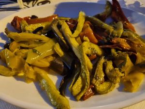 Roasted vegetables - delicious at Arti'Zanave in Shkoder