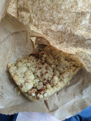 Apple Cinnamon cake at Old Post Office Cafe Gallery in Kingussie
