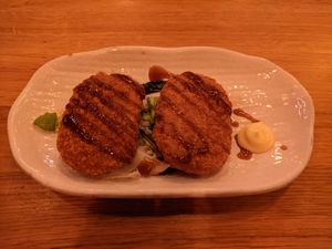 Korokke (5,20€) - 4/5 at Takumi Sapporo Ramen Kitchen in Barcelona